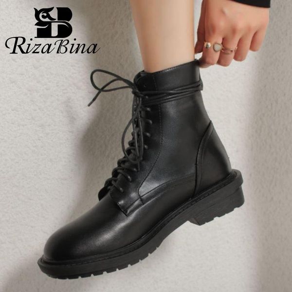 boots rizabina size 31-43 women ankle cross strap back zipper shoes flats round toe winter party footwear, Black
boots rizabina size 31-43 women ankle cross strap back zipper shoes flats round toe winter party footwear, Black