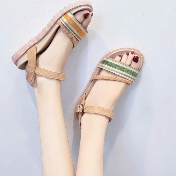 sandals women spring and summer wild fashion roman flat korean straps color matching fairy shoes size 35-401 luxb, Black
sandals women spring and summer wild fashion roman flat korean straps color matching fairy shoes size 35-401 luxb, Black