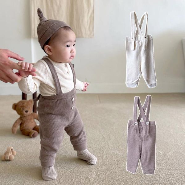 jumpsuits cute baby strap jumpsuit 2021 autumn fashion boys overalls infant girls leggings cotton kids trousers solid toddler pp pants, Blue
jumpsuits cute baby strap jumpsuit 2021 autumn fashion boys overalls infant girls leggings cotton kids trousers solid toddler pp pants, Blue