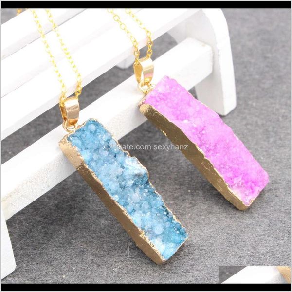 necklaces & pendants jewelry drop delivery 2021 gold plated rectangular irregular natural stone pendant womens crystal sweater necklace 5xab, Silver
necklaces & pendants jewelry drop delivery 2021 gold plated rectangular irregular natural stone pendant womens crystal sweater necklace 5xab, Silver