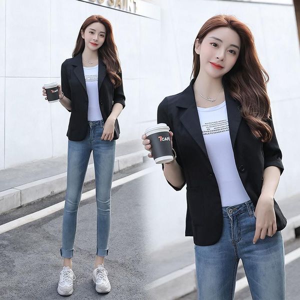 summer women's formal office work ladies slim fit coats female open front notched collar suits blazers plus size 5xl b23 &, White;black
summer women's formal office work ladies slim fit coats female open front notched collar suits blazers plus size 5xl b23 &, White;black