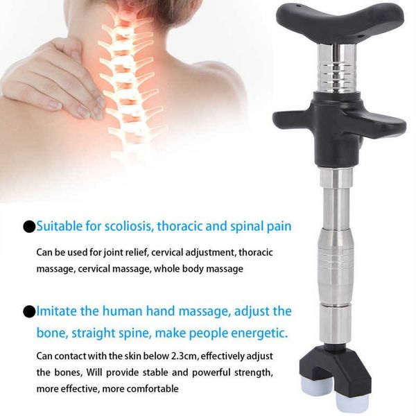 adjustment massage device joint pain relief cervical thoracic 6 head manual spine correction massager gun
adjustment massage device joint pain relief cervical thoracic 6 head manual spine correction massager gun