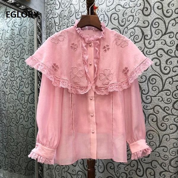 autumn winter designer blouses shirt women cape poncho style exquisite embroidery lace patchwork cotton blouse female women's & shirts, White
autumn winter designer blouses shirt women cape poncho style exquisite embroidery lace patchwork cotton blouse female women's & shirts, White
