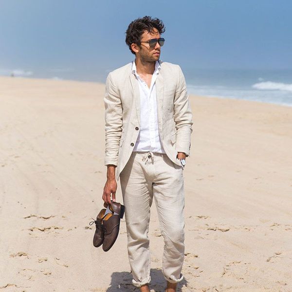 men's suits & blazers anniebritney beige 2 piece slim fit business linen summer groom wedding tuxedo tailor made casual 2zgy, White;black
men's suits & blazers anniebritney beige 2 piece slim fit business linen summer groom wedding tuxedo tailor made casual 2zgy, White;black