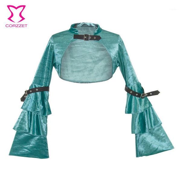 women's jackets victorian blue flannel buckle ruffle flare sleeve short coats and steampunk gothic women clothing vintage clothes, Black;brown
women's jackets victorian blue flannel buckle ruffle flare sleeve short coats and steampunk gothic women clothing vintage clothes, Black;brown