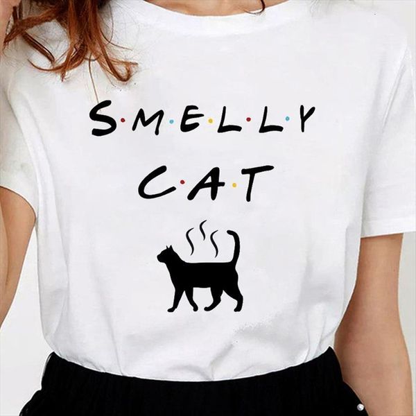 cat harajuku kawaii funny cartoon womens t shirt fashion graphic tshirts korean style tees female, White
cat harajuku kawaii funny cartoon womens t shirt fashion graphic tshirts korean style tees female, White