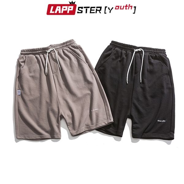 men ribbons embroidery cotton sweat shorts summer running punk waist 210420, White;black
men ribbons embroidery cotton sweat shorts summer running punk waist 210420, White;black