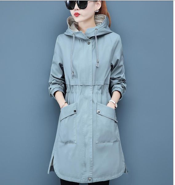 women's trench coats 2021 spring and autumn winter with style fashion women long sleeve hooded windbreaker coat, Tan;black
women's trench coats 2021 spring and autumn winter with style fashion women long sleeve hooded windbreaker coat, Tan;black