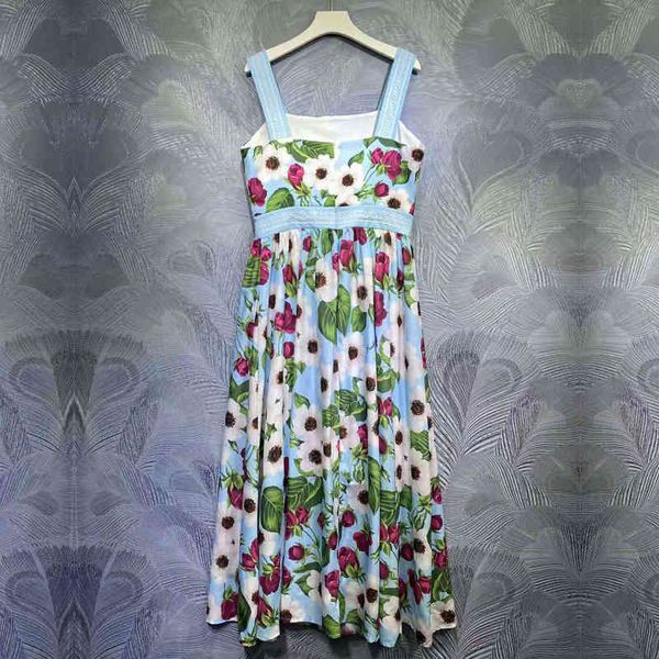 dress seqinyy blue summer fashion design feminine runway midi rentals ribbon-printing flowers, Black;gray
dress seqinyy blue summer fashion design feminine runway midi rentals ribbon-printing flowers, Black;gray