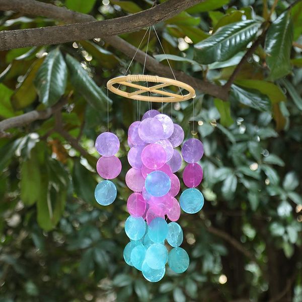 decorative objects & figurines shell piece wind chime colorful blessing hanging decor for outdoor window garden 56*17cm fas6
decorative objects & figurines shell piece wind chime colorful blessing hanging decor for outdoor window garden 56*17cm fas6