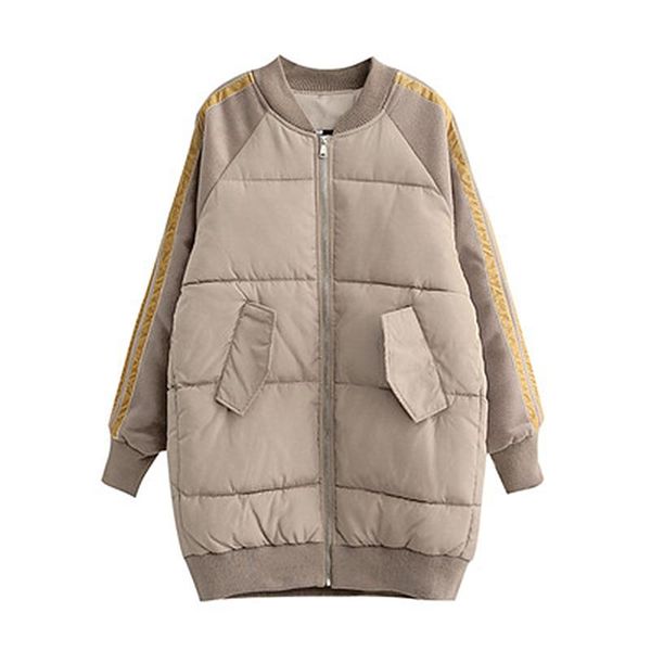 women's trench coats 2021 winter down women cotton parkas long long-sleeved baseball uniform loose large size fashion jacket thickening, Tan;black
women's trench coats 2021 winter down women cotton parkas long long-sleeved baseball uniform loose large size fashion jacket thickening, Tan;black