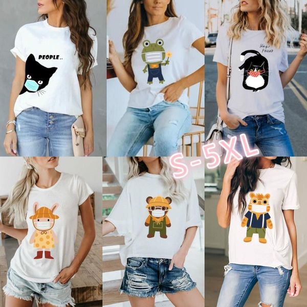 styles ladies summer clothes white and pullover women casual cute cartoon printed short sleeve funny oversized t-shirts women's t-shir
styles ladies summer clothes white and pullover women casual cute cartoon printed short sleeve funny oversized t-shirts women's t-shir