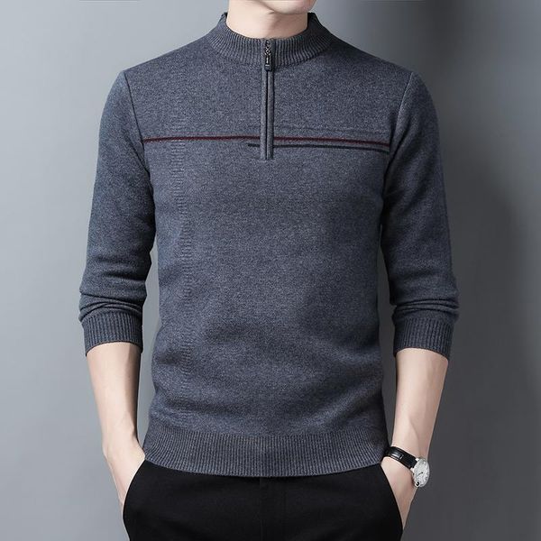 men's sweaters 2021 autumn winter velvet sweater men long sleeve slim knitted pullover korean fashion business casual streetwear male c, White;black
men's sweaters 2021 autumn winter velvet sweater men long sleeve slim knitted pullover korean fashion business casual streetwear male c, White;black