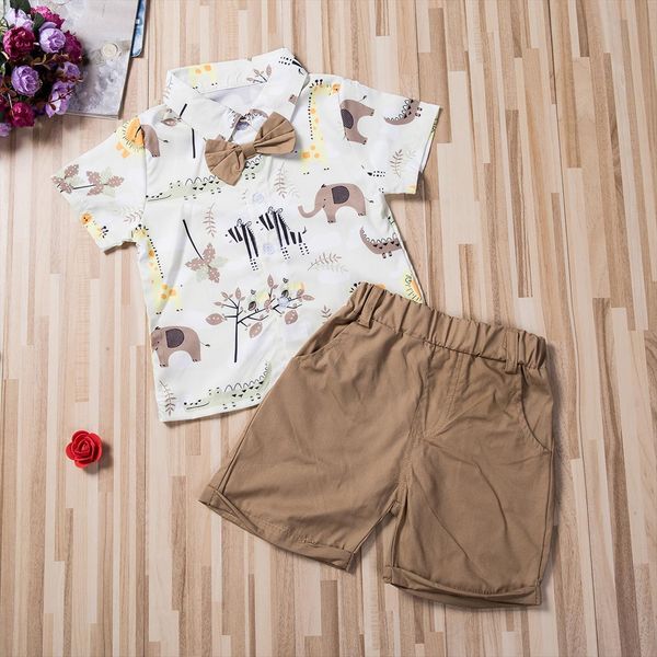 toddler baby boy clothes cartoon animals print short sleeve shirt pants 2pcs outfits cotton, White
toddler baby boy clothes cartoon animals print short sleeve shirt pants 2pcs outfits cotton, White