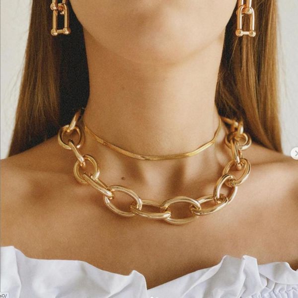 pendant necklaces punk lock choker necklace women collar statement brand gold color chunky thick chain steampunk men, Silver
pendant necklaces punk lock choker necklace women collar statement brand gold color chunky thick chain steampunk men, Silver