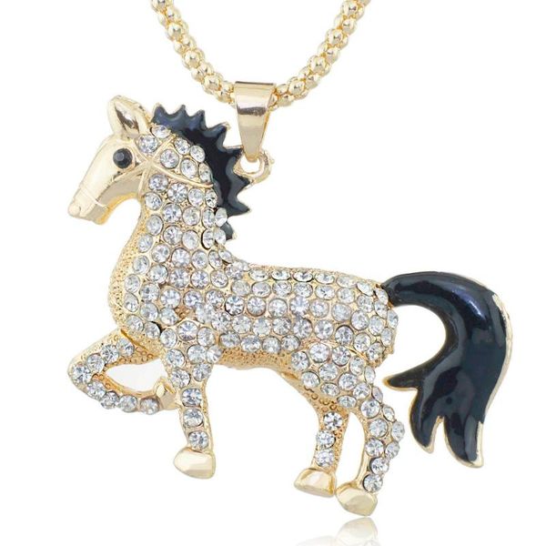 pendant necklaces exquisite charming enamel lovely horse crystal long chain pretty chic two colors & pendants necklace for women dm307, Silver
pendant necklaces exquisite charming enamel lovely horse crystal long chain pretty chic two colors & pendants necklace for women dm307, Silver