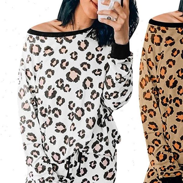 two piece leopard printed pajamas womens sleepwears set long sleeve and pants homewear feminino casual sleepwear home suit, Black;red
two piece leopard printed pajamas womens sleepwears set long sleeve and pants homewear feminino casual sleepwear home suit, Black;red