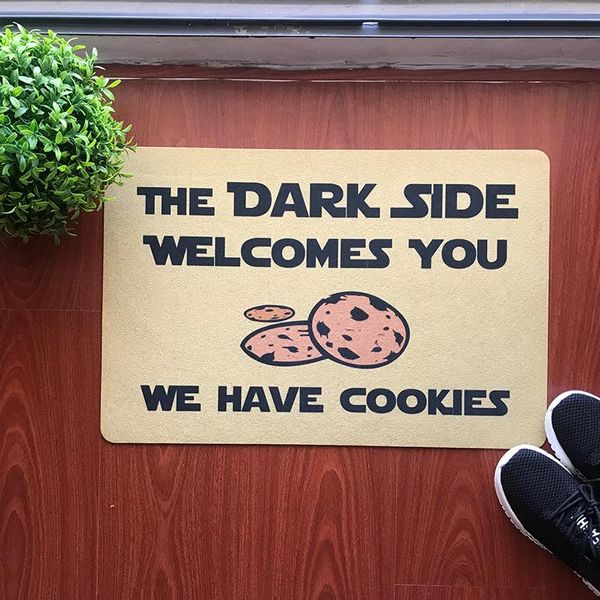 cushion/decorative pillow doormat funny entrance floor mat the dark side welcomes you we have cookies indoor decorative
cushion/decorative pillow doormat funny entrance floor mat the dark side welcomes you we have cookies indoor decorative