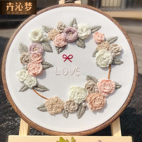 wedding bouquets pattern decoration 3d embroidery primary production material package kit other arts and crafts
wedding bouquets pattern decoration 3d embroidery primary production material package kit other arts and crafts