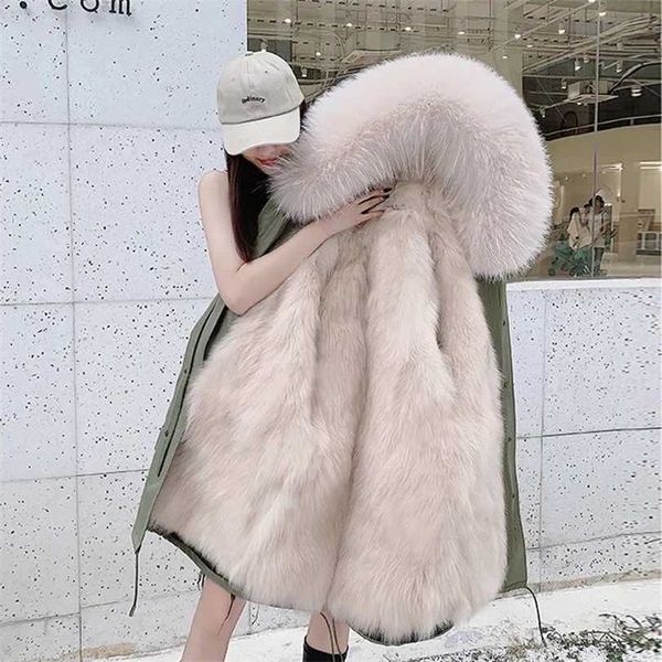 women faux fur coat winter thick detachable and raccoon liner parka long overcoat 8 color plus size 211123, Black
women faux fur coat winter thick detachable and raccoon liner parka long overcoat 8 color plus size 211123, Black