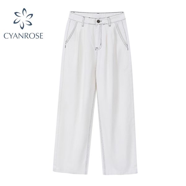 white jeans women solid vintage high waist wide leg denim trousers simple female loose fashion harajuku womens casual straight 210430, Blue
white jeans women solid vintage high waist wide leg denim trousers simple female loose fashion harajuku womens casual straight 210430, Blue