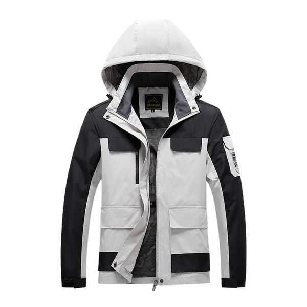 plus size 7xl 8xl summer jacket men hooded thin outerwear coats multi pockets breathable mountain climbing windbreakers jackets 211110, Black;brown
plus size 7xl 8xl summer jacket men hooded thin outerwear coats multi pockets breathable mountain climbing windbreakers jackets 211110, Black;brown