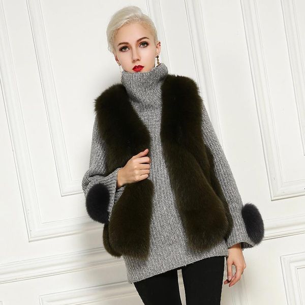 women's fur & faux real vest autumn winter coat korean short vests women clothes vintage warm jacket chalecos para mujer my1077, Black
women's fur & faux real vest autumn winter coat korean short vests women clothes vintage warm jacket chalecos para mujer my1077, Black