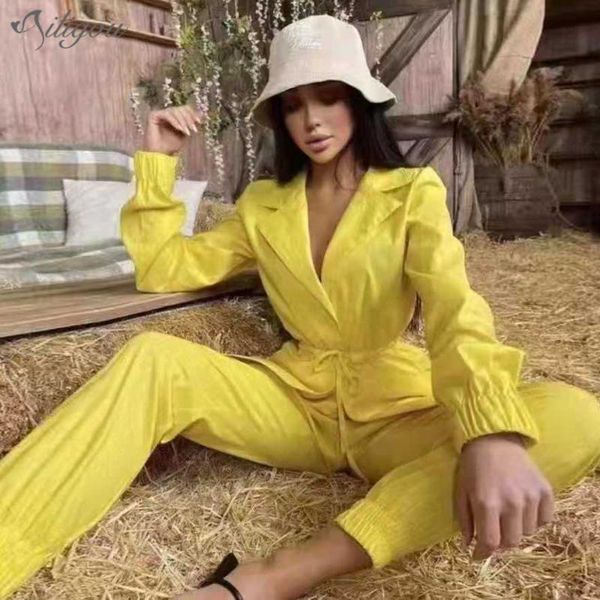 women's two piece pants ailigou 2021 summer v-neck yellow green pleated female fashion ladies office casual celebrity party suit, White
women's two piece pants ailigou 2021 summer v-neck yellow green pleated female fashion ladies office casual celebrity party suit, White