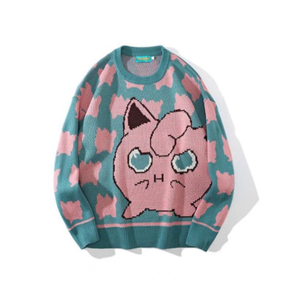 men's sweaters sweater men streetwear hip hop harajuku cartoon fashion anime knitted pullover women oversize o-neck casual couple male, White;black
men's sweaters sweater men streetwear hip hop harajuku cartoon fashion anime knitted pullover women oversize o-neck casual couple male, White;black