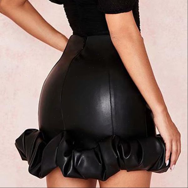 spring autumn pleated mini women skirts korean pu leather skirt vintage casual solid, Black
spring autumn pleated mini women skirts korean pu leather skirt vintage casual solid, Black