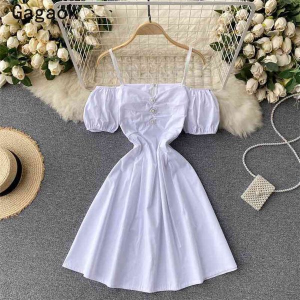 woman dress summer slash neck puff sleeve solid button sweet mini dresses slim korean chic fashion wild vestidos 210531, Black;gray
woman dress summer slash neck puff sleeve solid button sweet mini dresses slim korean chic fashion wild vestidos 210531, Black;gray