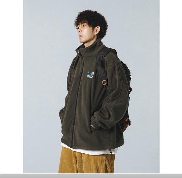 spring women men coat jacket streetwear thick stand up collar sweatshirt men clothing harajuku casual cardigan hip hop couple male, Black;brown
spring women men coat jacket streetwear thick stand up collar sweatshirt men clothing harajuku casual cardigan hip hop couple male, Black;brown