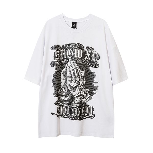 letter retro summer mens t shirts high street round neck oversized casual tees loose short sleeve couple, White;black
letter retro summer mens t shirts high street round neck oversized casual tees loose short sleeve couple, White;black