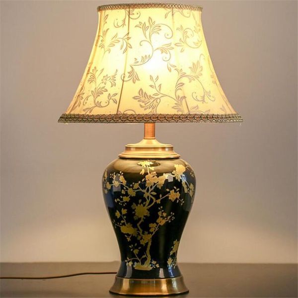 table lamps european luxurious gold plums ceramic lamp large porcelain fabric foyer study bedside desk decor light h 65cm
table lamps european luxurious gold plums ceramic lamp large porcelain fabric foyer study bedside desk decor light h 65cm
