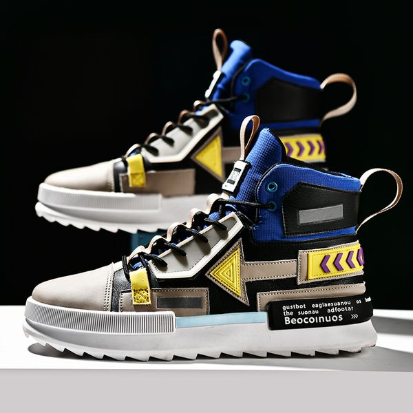 autumn winter mens sneakers fashion colors hip hop platform footwear men outside reflective high men trainers shoes casual
autumn winter mens sneakers fashion colors hip hop platform footwear men outside reflective high men trainers shoes casual