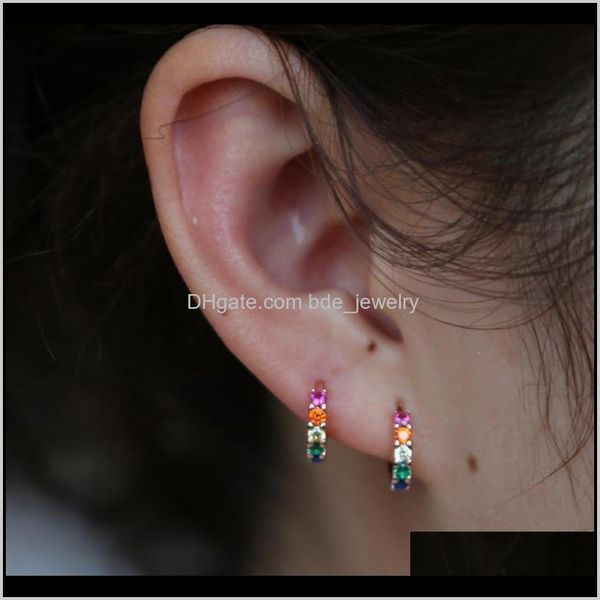 charm jewelryrose gold rainbow hoop earrings exquisite small circle micro pave bright colorful cz 100percent 925 sterling sier girls nice ea, Golden
charm jewelryrose gold rainbow hoop earrings exquisite small circle micro pave bright colorful cz 100percent 925 sterling sier girls nice ea, Golden