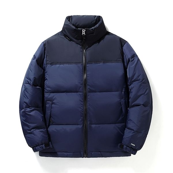 men's white duck down jacket warm thick puffer coat male casual overcoat thermal winter parka men 211214, Black
men's white duck down jacket warm thick puffer coat male casual overcoat thermal winter parka men 211214, Black