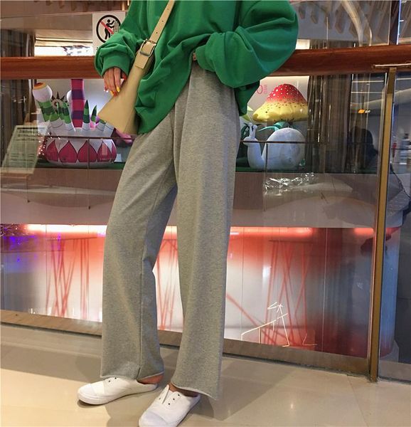autumn korean women's all-match drawstring elastic waist sports casual pants loose and thin straight mopping trousers & capris, Black;white
autumn korean women's all-match drawstring elastic waist sports casual pants loose and thin straight mopping trousers & capris, Black;white