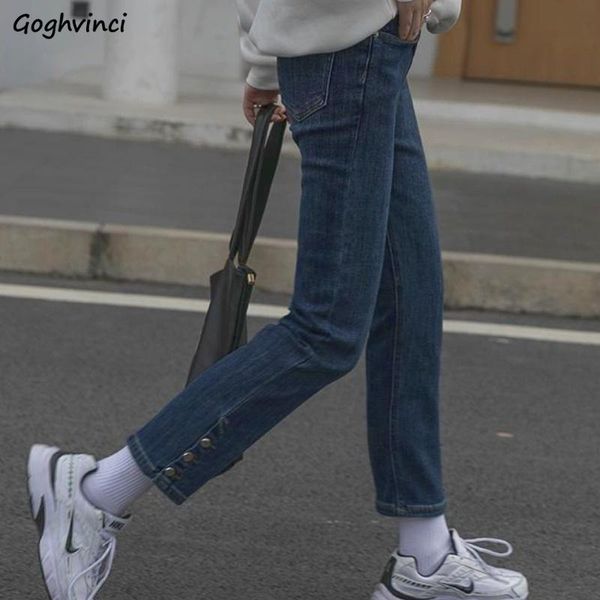 women's jeans women simple straight casual button high waist denim trousers female all-match vintage teens preppy style trendy ulzzang, Blue
women's jeans women simple straight casual button high waist denim trousers female all-match vintage teens preppy style trendy ulzzang, Blue