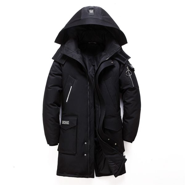 men's long duck down jacket, thick thermal hoodie, red, blue and black brand clothes, novelty in winter, 2020
men's long duck down jacket, thick thermal hoodie, red, blue and black brand clothes, novelty in winter, 2020