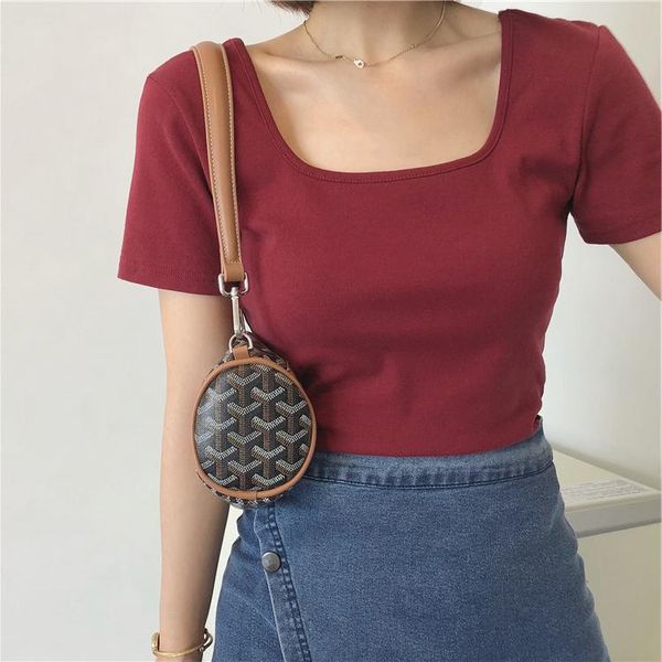 women's t-shirt 2021 summer pure cotton short-sleeved women 's short high-waist navel tight, White
women's t-shirt 2021 summer pure cotton short-sleeved women 's short high-waist navel tight, White