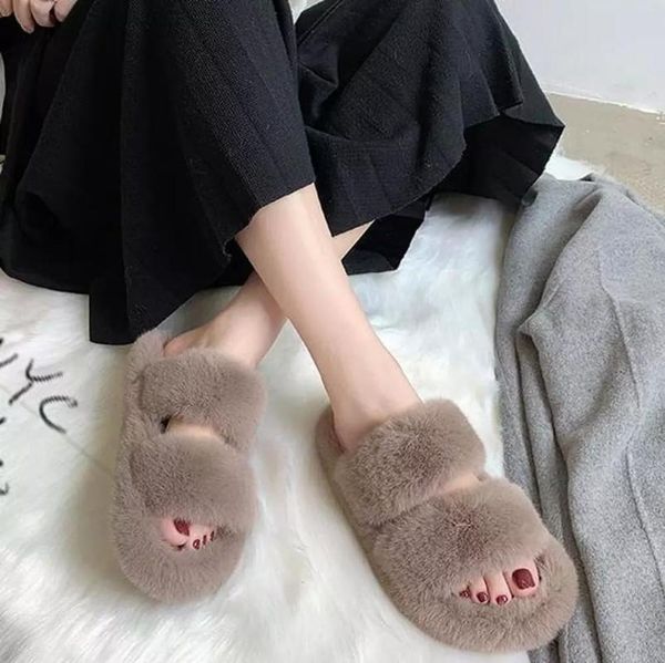 winter korean net red fur women's shoes female flat word with slippers fashion thick bottom home lazy women, Black
winter korean net red fur women's shoes female flat word with slippers fashion thick bottom home lazy women, Black