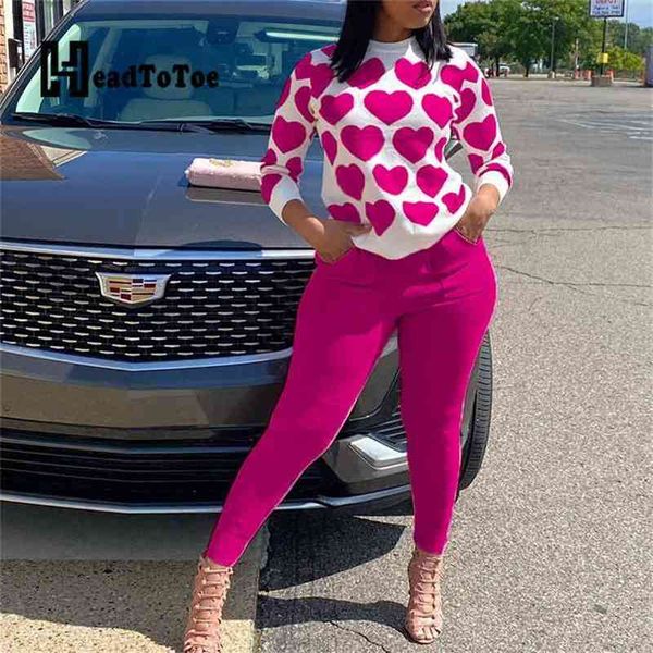 heart print mock neck long sleeve & pocket design solid skinny pants set pop young style sweet women two piece set outfits 210727, White
heart print mock neck long sleeve & pocket design solid skinny pants set pop young style sweet women two piece set outfits 210727, White