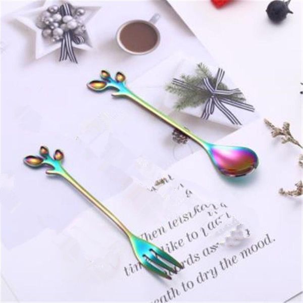 dinnerware sets stainless steel spoon small fresh branch stirring coffee leaf fruit fork gift titanium colorful plated specialty tableware
dinnerware sets stainless steel spoon small fresh branch stirring coffee leaf fruit fork gift titanium colorful plated specialty tableware