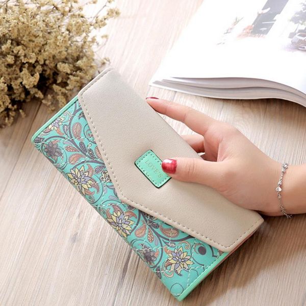wallets wristlet fashion envelope women wallet hit color 3fold flowers printing pu leather long ladies clutch coin phone purse, Red;black
wallets wristlet fashion envelope women wallet hit color 3fold flowers printing pu leather long ladies clutch coin phone purse, Red;black
