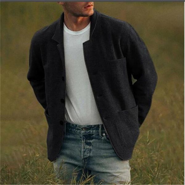 men's jackets spring autumn clothing youth pure color trend fashion jacket casual clothes outerwear peos, Black;brown
men's jackets spring autumn clothing youth pure color trend fashion jacket casual clothes outerwear peos, Black;brown
