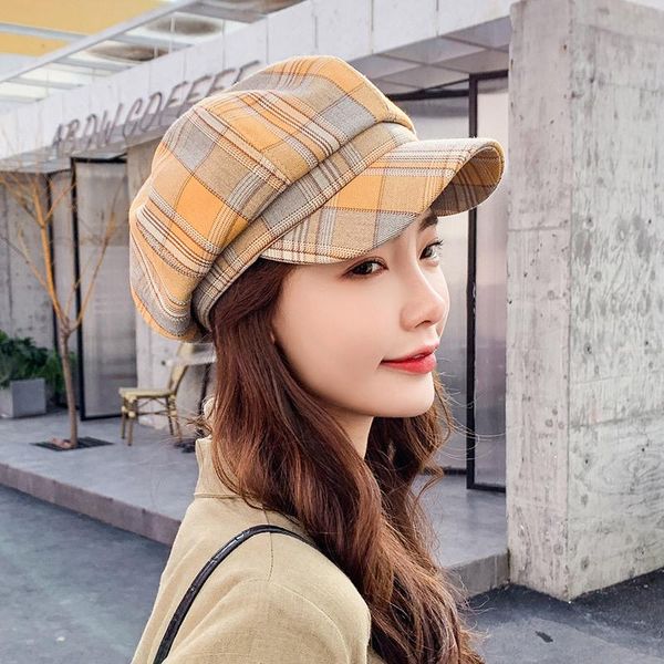 plaid beret women's spring and autumn fashion all-matching british retro painter octagonal cap beanies
plaid beret women's spring and autumn fashion all-matching british retro painter octagonal cap beanies