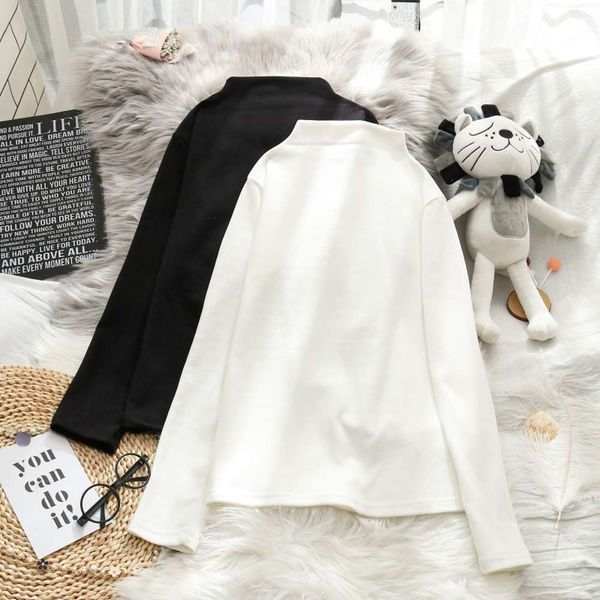 women's sweaters hoodies thickened base coat autumn winter western style with half high collar t-shirt & amp; plush 7j86, White;black
women's sweaters hoodies thickened base coat autumn winter western style with half high collar t-shirt & amp; plush 7j86, White;black