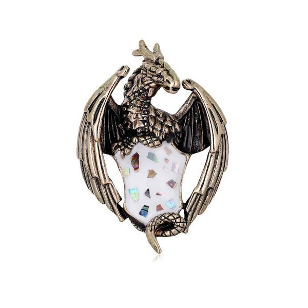 pins, brooches retro trendy dragon brooch alloy dripping animal exaggerated european and american fashion creative pin, Gray
pins, brooches retro trendy dragon brooch alloy dripping animal exaggerated european and american fashion creative pin, Gray