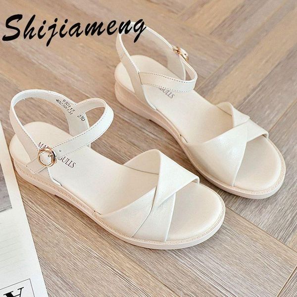 sandals leather 2021 summer hollow breathable casual black round head fashionable slope heel women's shoes
sandals leather 2021 summer hollow breathable casual black round head fashionable slope heel women's shoes